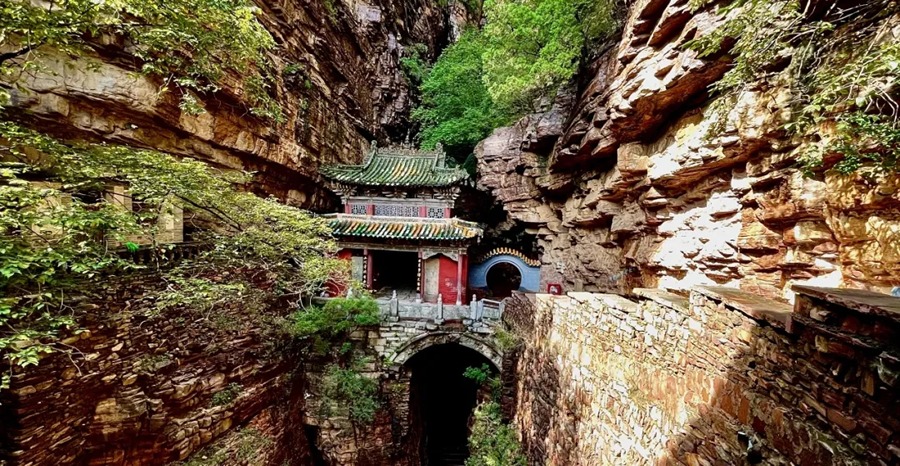 苍岩山风景区图片