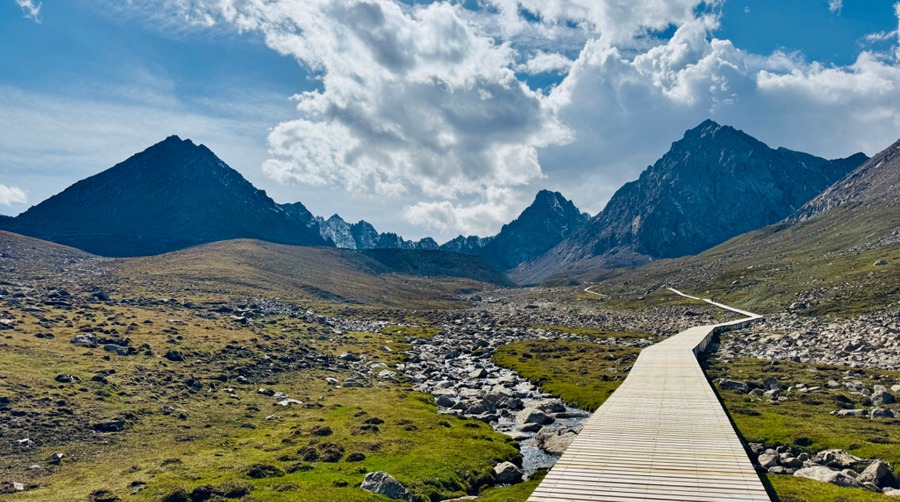 祁连山冰沟河景区图片