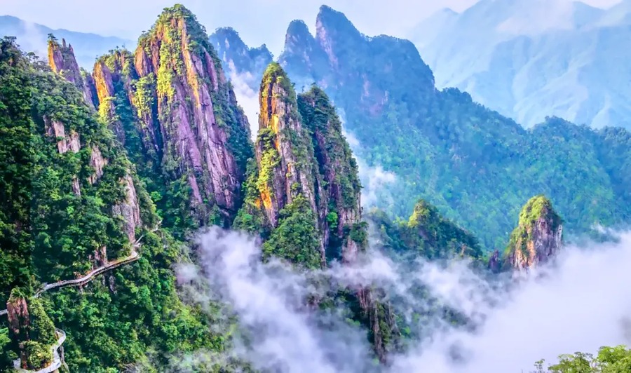 莽山五指峰景区图片