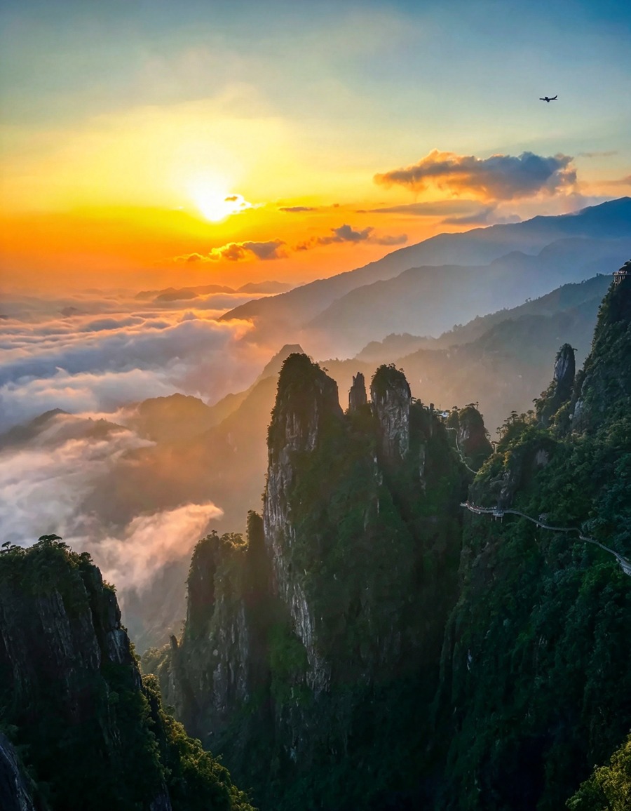 莽山五指峰景区图片
