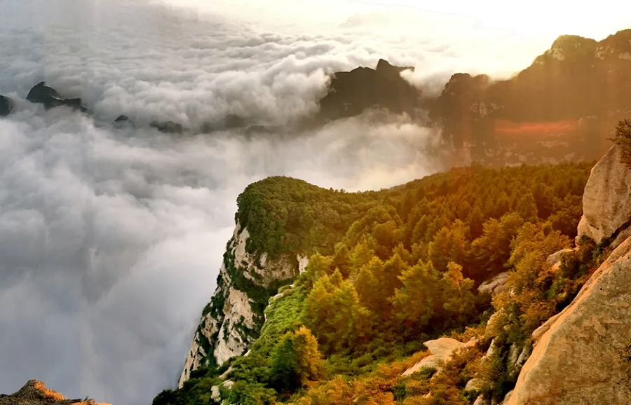 五岳寨风景区图片