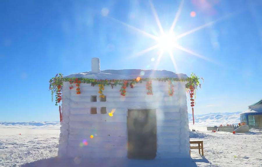 昭苏县滑雪场图片