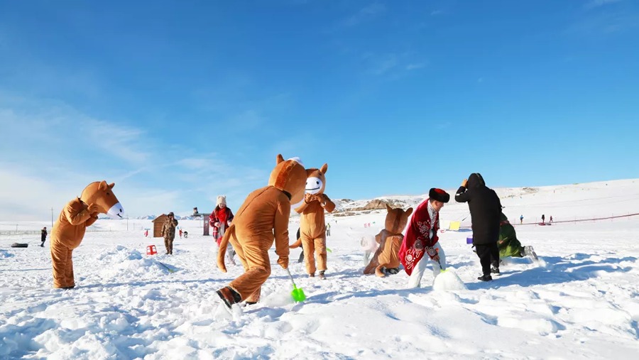 昭苏县滑雪场图片