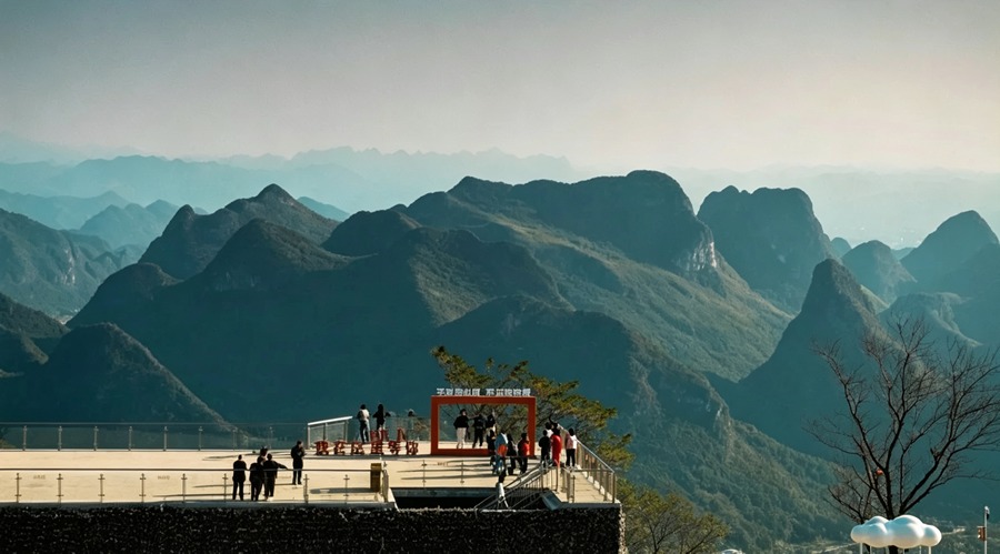 桂林尧山景区图片